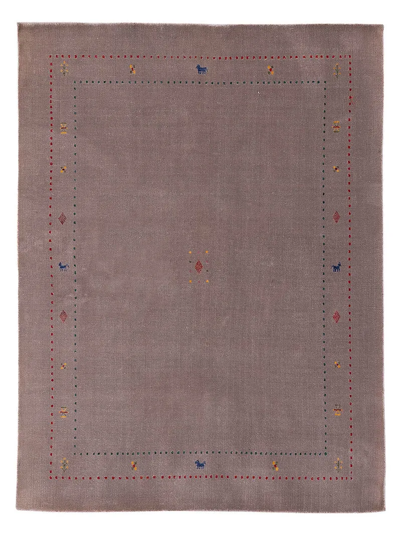 Loribaft Loom Teppich 170x240cm - Wollteppich - taupe