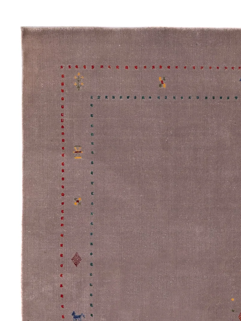 Loribaft Loom Teppich 170x240cm - Wollteppich - taupe