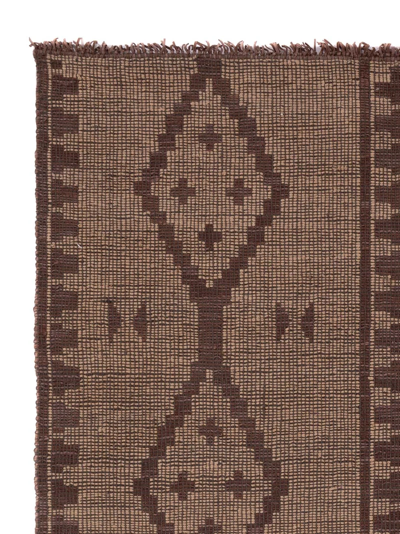 Moderner Teppich 190x280cm - Designerteppich - hellbraun