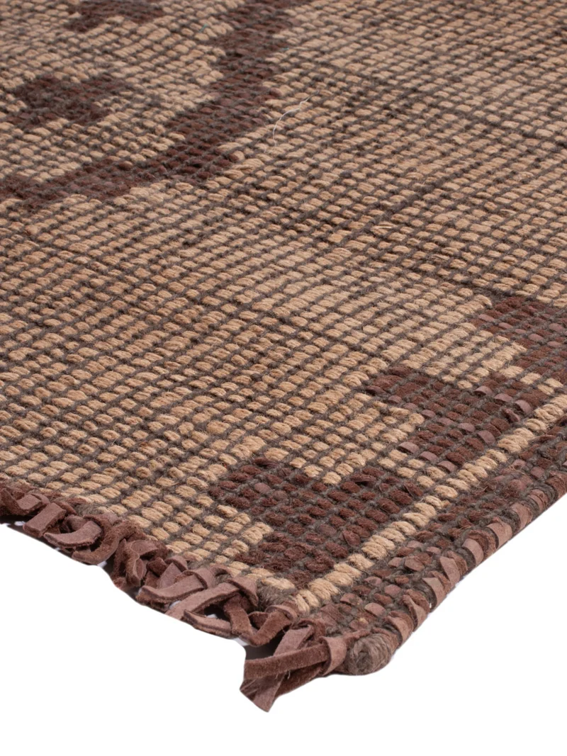 Moderner Teppich 190x280cm - Designerteppich - hellbraun