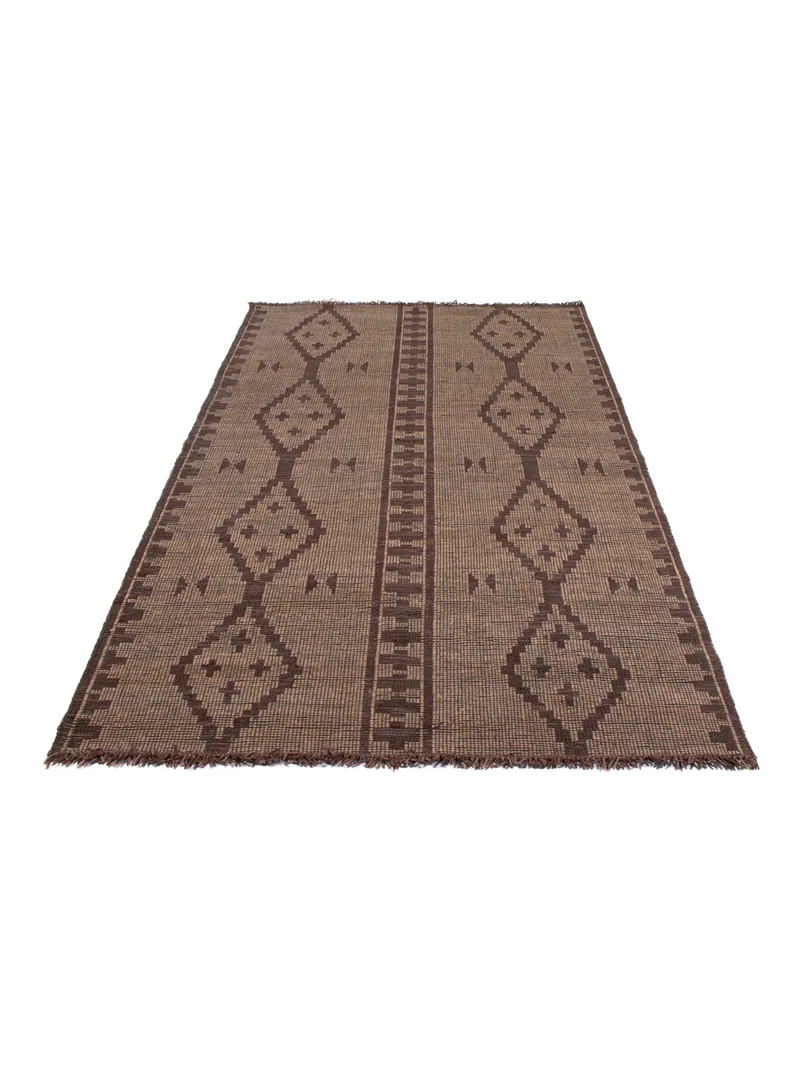 Moderner Teppich 190x280cm - Designerteppich - hellbraun