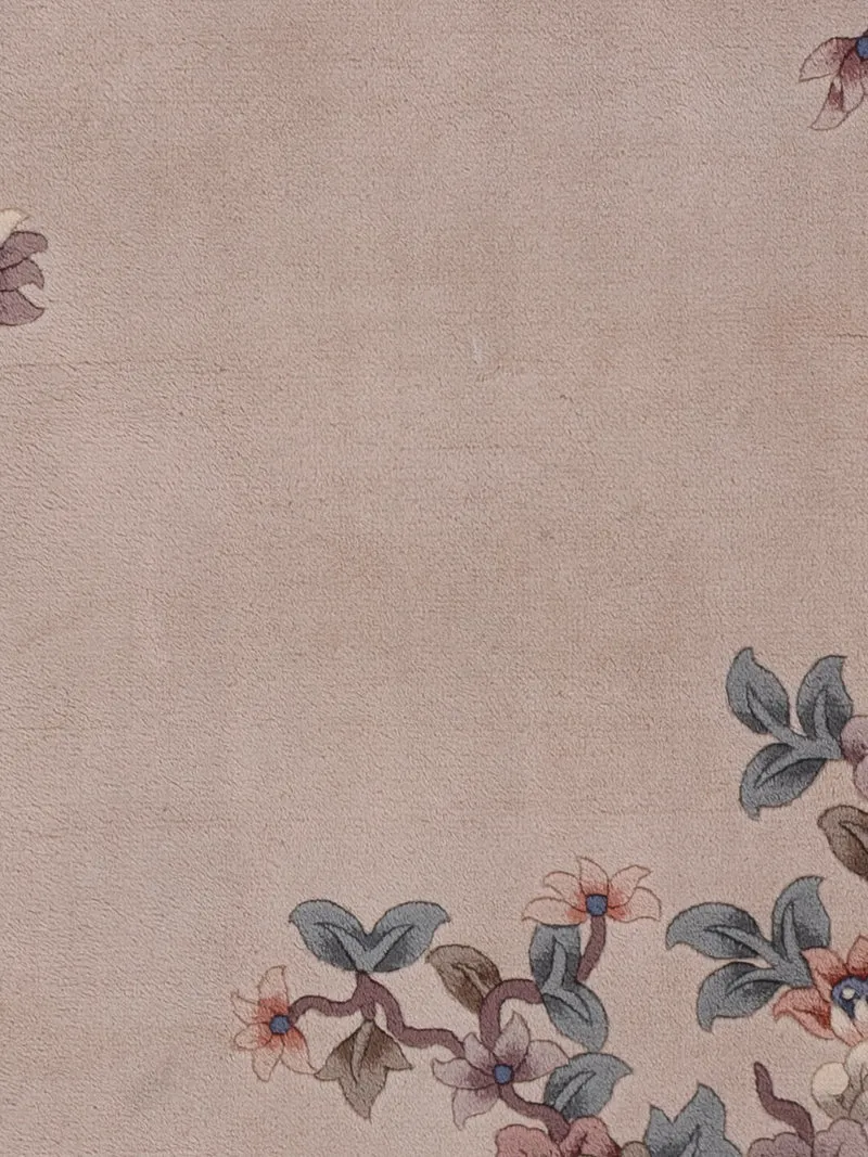 China Teppich 90x160cm - Orientteppich - hellbeige
