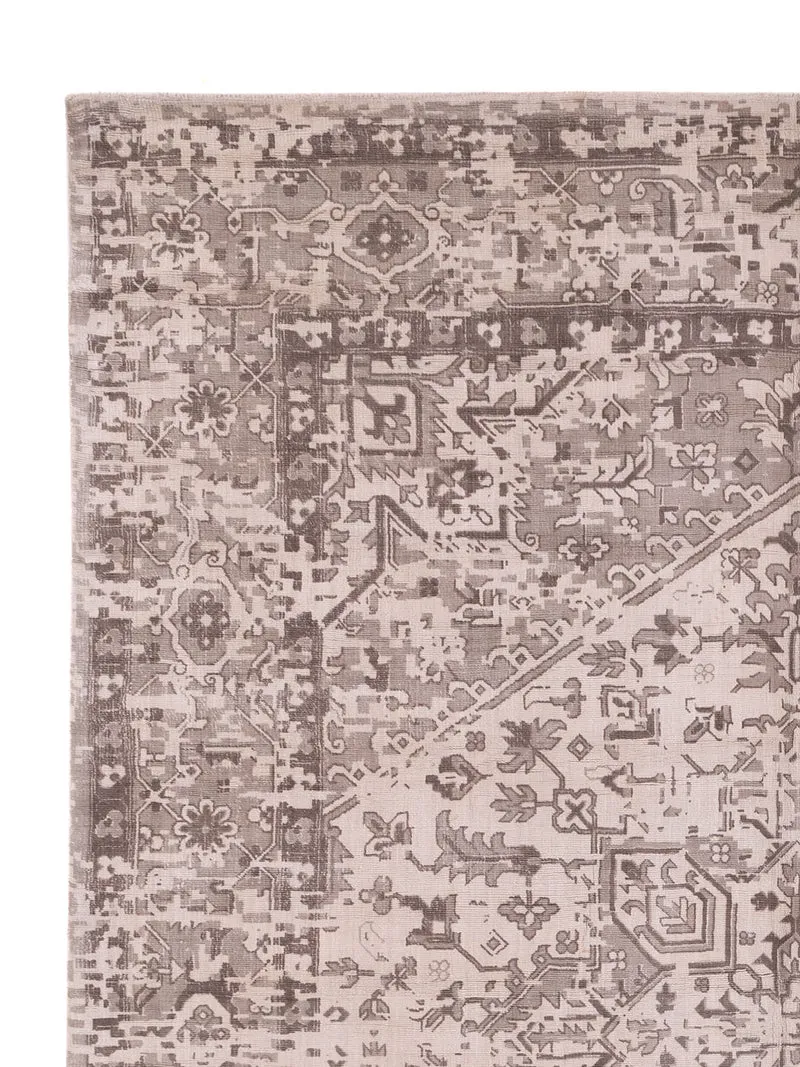 Viskose Teppich 230x300cm - grau