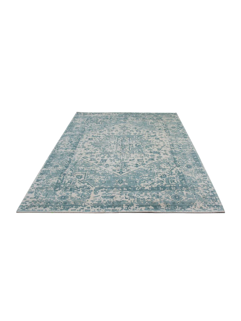 Viskose Teppich 230x300cm - türkis