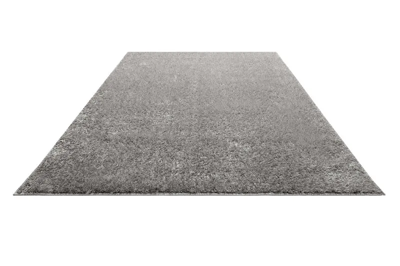 Teppich Hellgrau Hochflor "Flavio" Homie Living