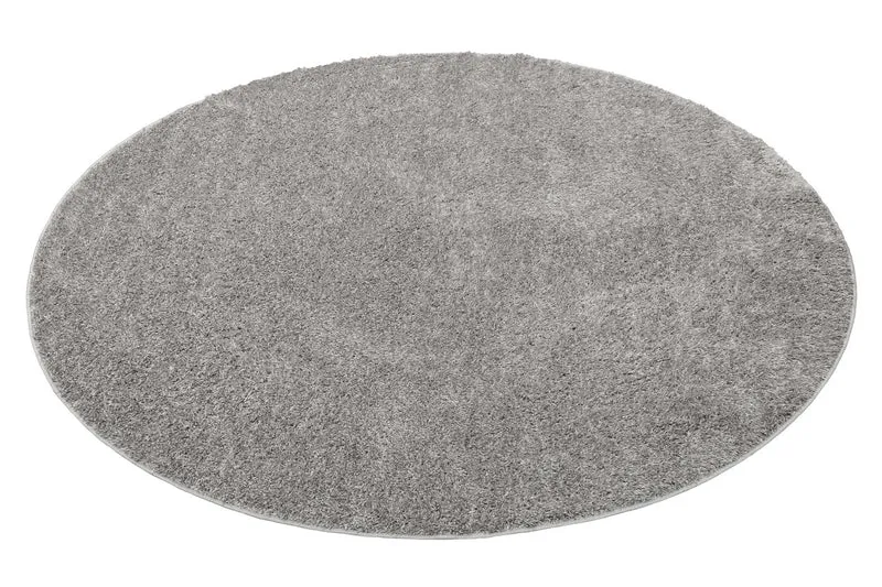 Esprit Teppich Rund Hellgrau Hochflor "#Swagger Shag"