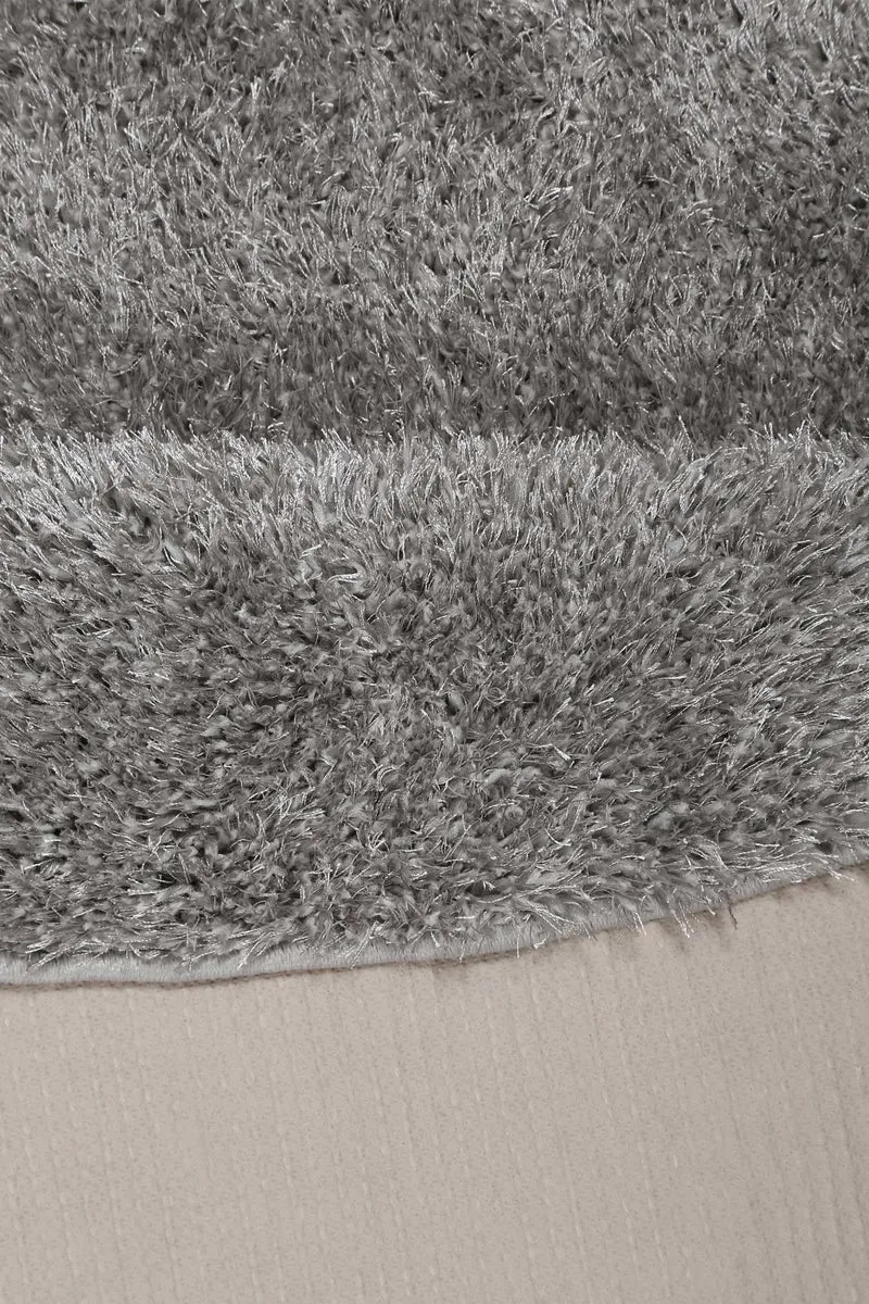 Esprit Teppich Rund Hellgrau Hochflor "#Swagger Shag"