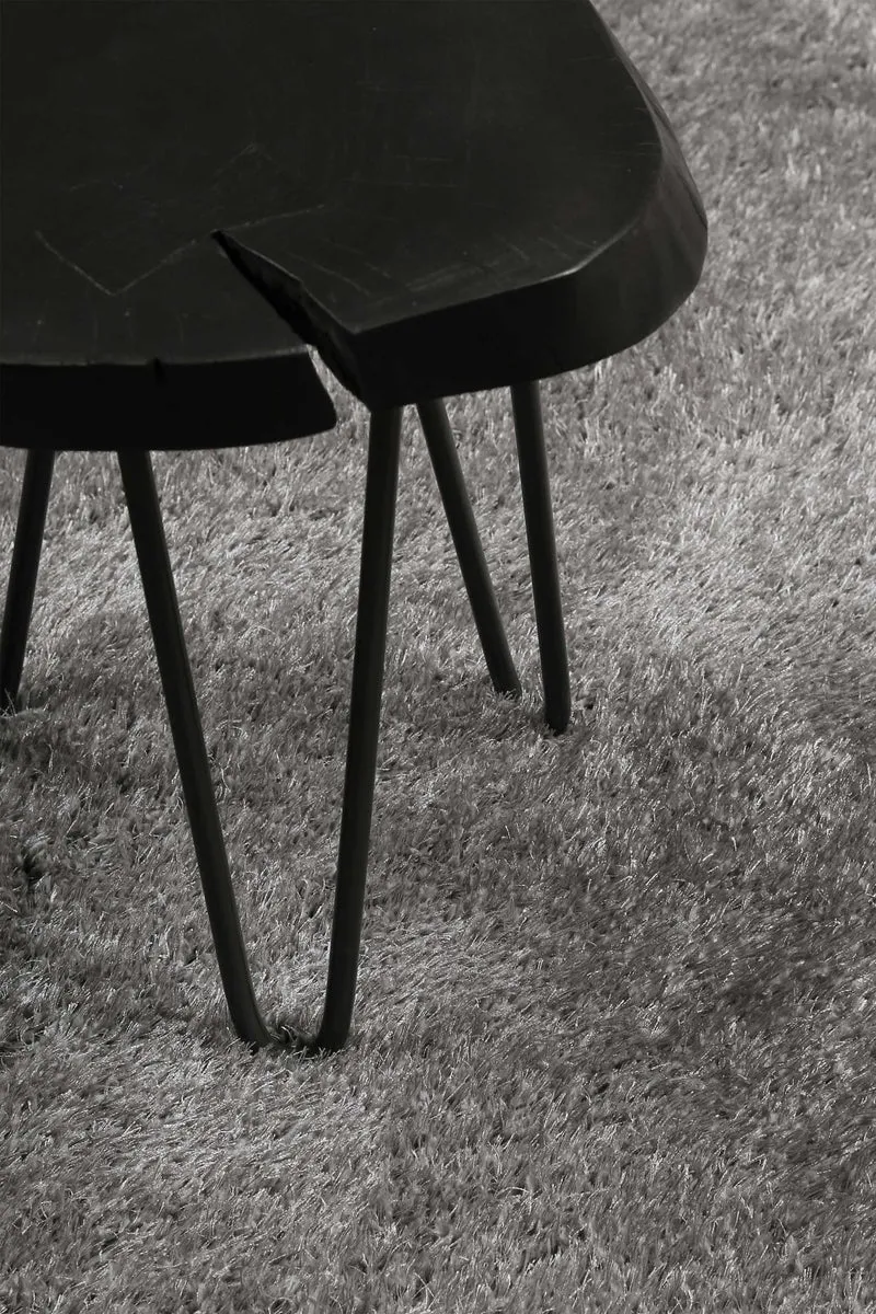 Esprit Teppich Rund Hellgrau Hochflor "#Swagger Shag"