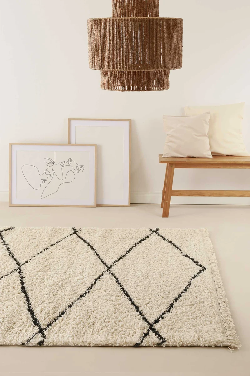 Teppich Creme Beige im Berber Style "Studio one" WECONhome