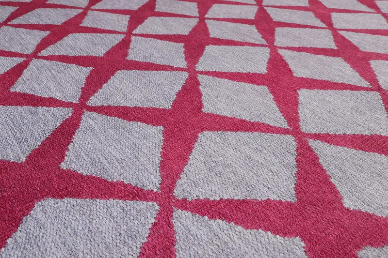 Esprit Teppich Grau Rot "Caledon"
