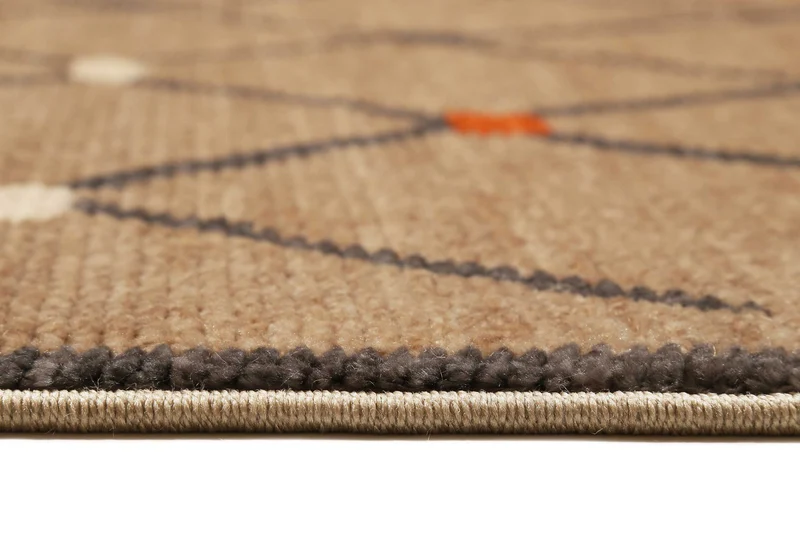 Teppich Braun Kurzflor B-Ware "Marché Bonsecours" WECONhome