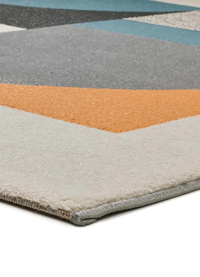 Alfombra geométrica ADRA 12642 Multicolor