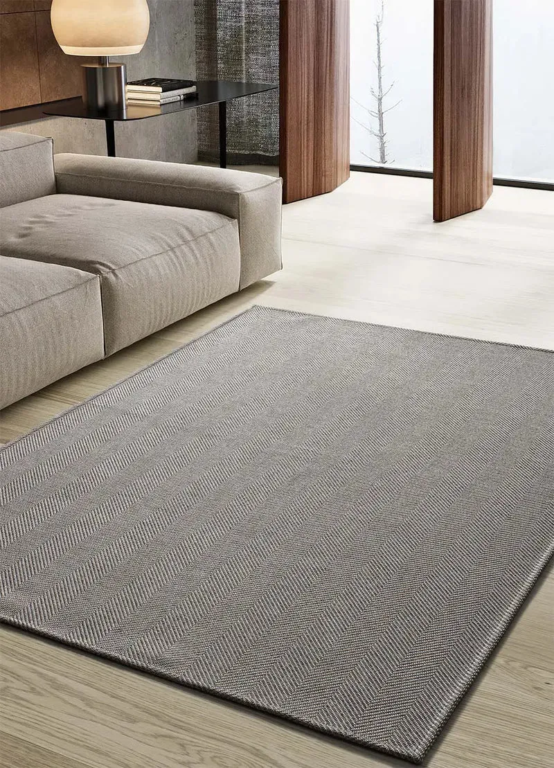 Alfombra lavable Espiga Liso Gris