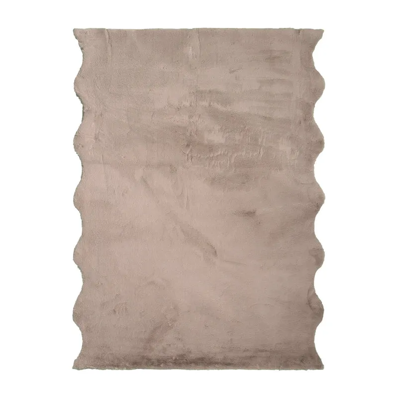 Hochflor Teppich - Comfy Supreme Wavy Taupe