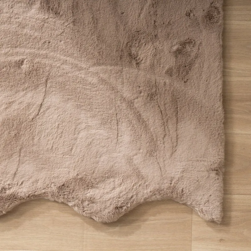 Hochflor Teppich - Comfy Supreme Wavy Taupe