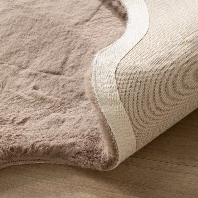 Hochflor Teppich - Comfy Supreme Wavy Taupe