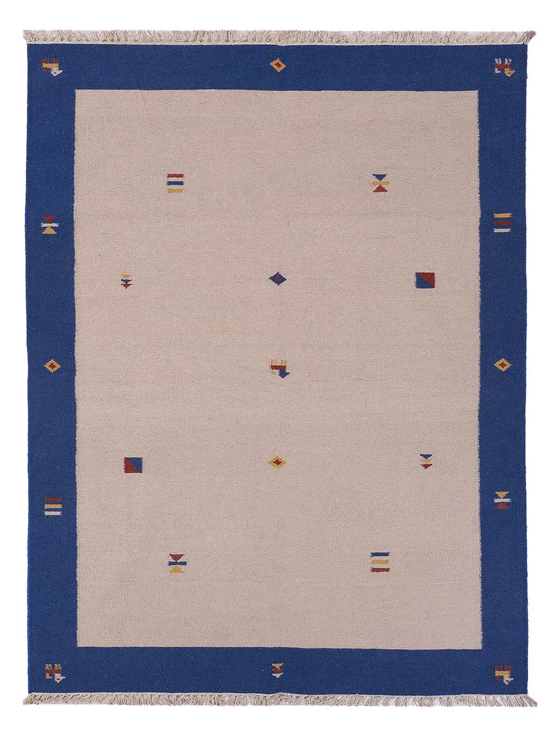 Kelim Modern Teppich 170x240cm - beige