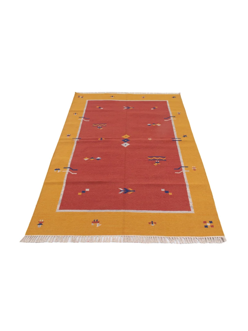 Kelim Modern Teppich 170x240cm - rost