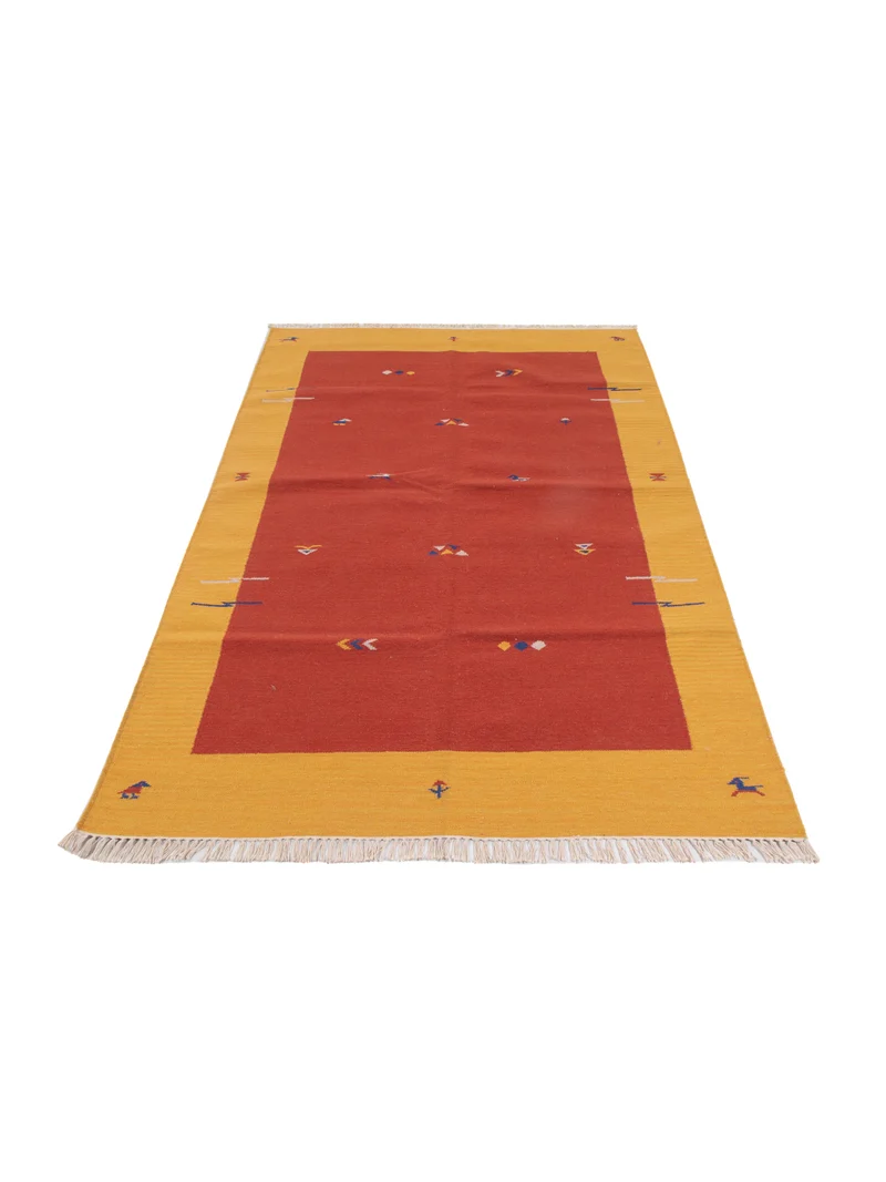 Kelim Modern Teppich 170x240cm - rost
