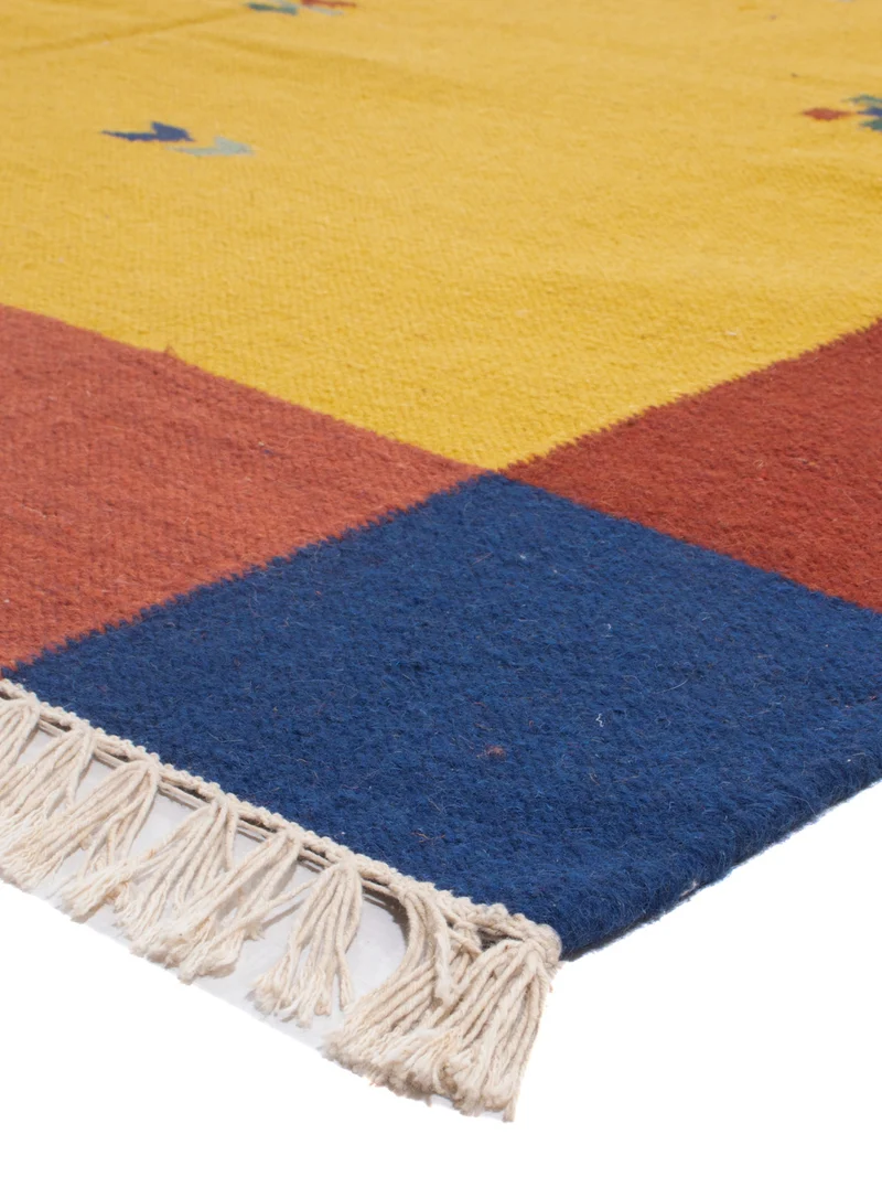 Kelim Modern Teppich 170x240cm - gold