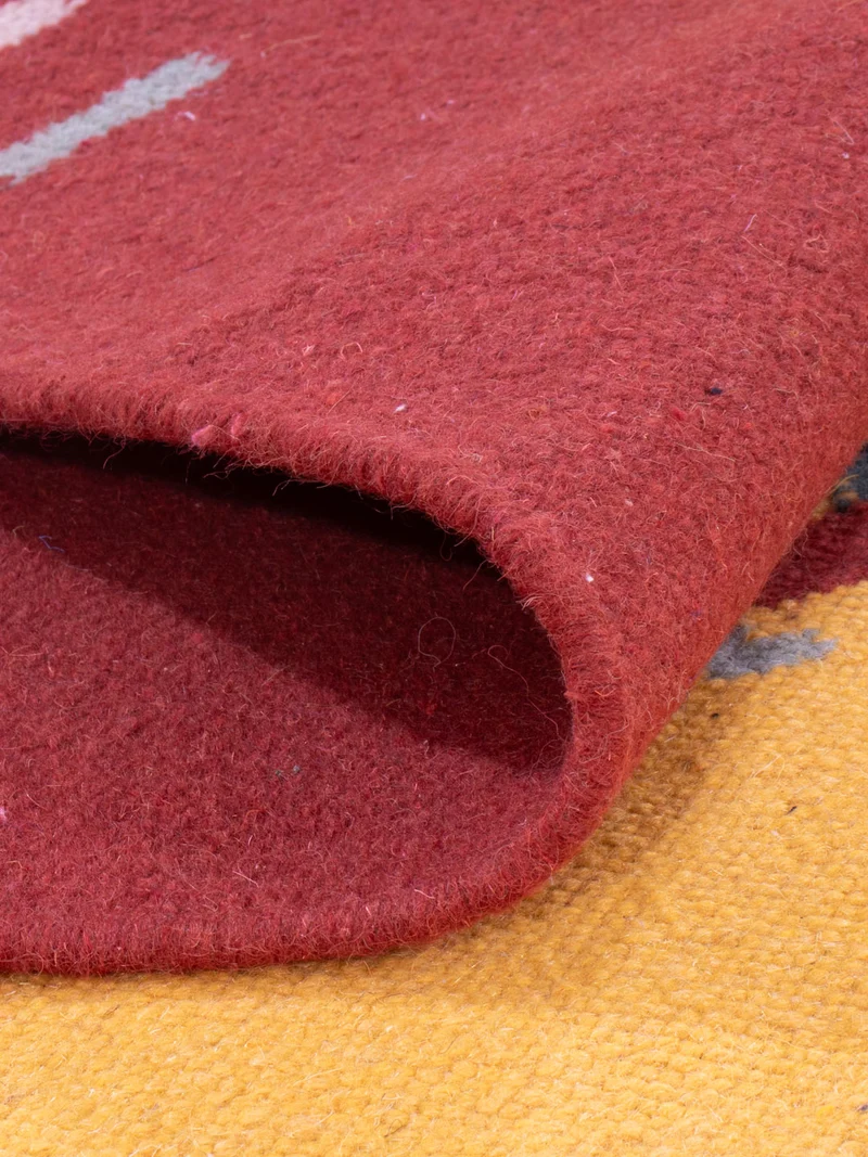 Kelim Modern Teppich 170x240cm - gold