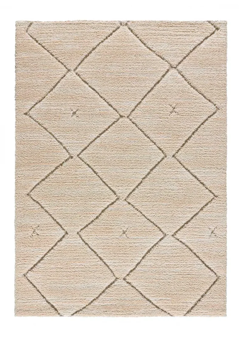 Alfombra shaggy Enya 8575 Beige