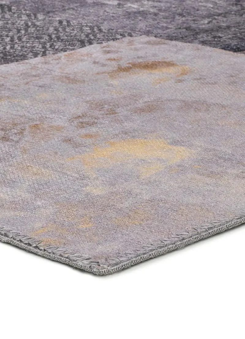 Alfombra lavable vintage Neila 1300 Gris