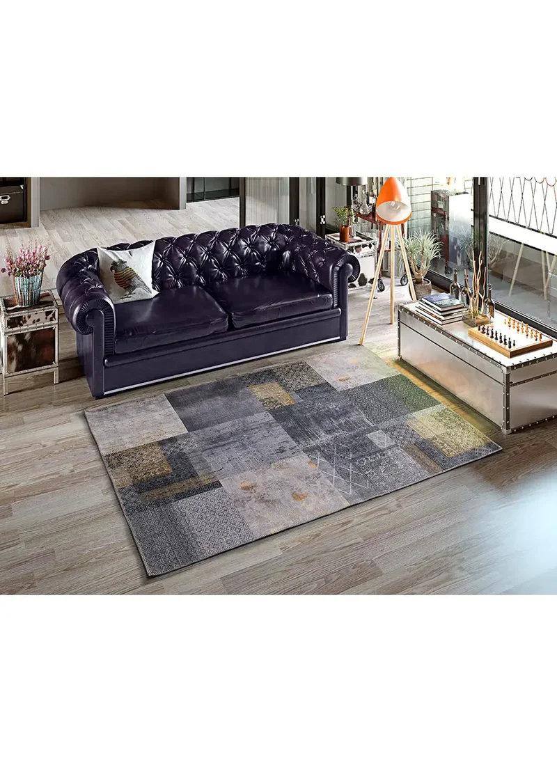 Alfombra lavable vintage Neila 1300 Gris