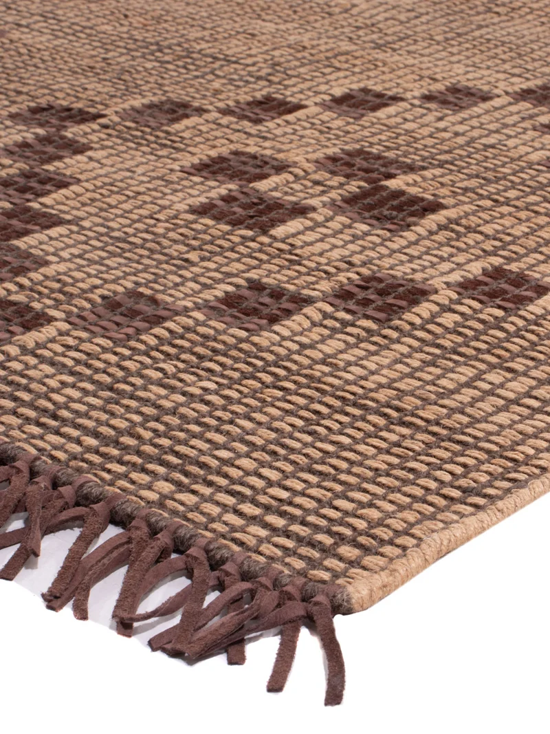 Moderner Teppich 150x250cm - Designerteppich - hellbraun