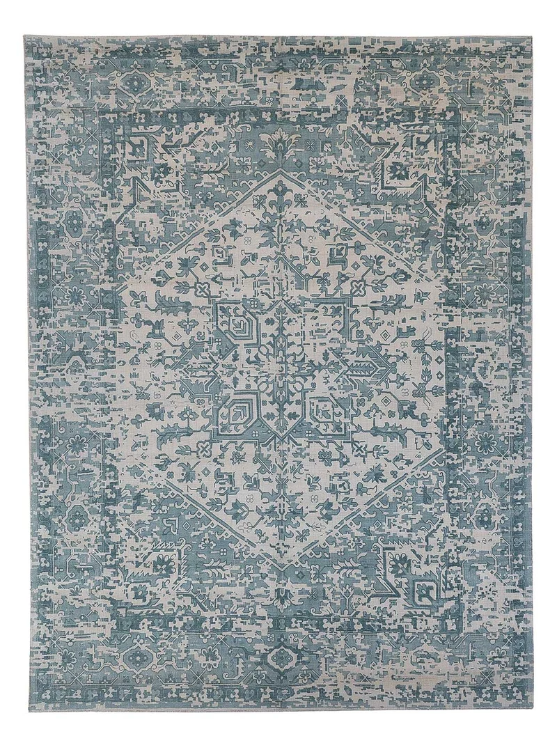 Viskose Teppich 230x300cm - türkis
