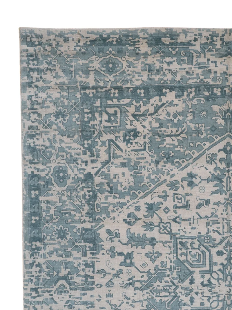 Viskose Teppich 230x300cm - türkis