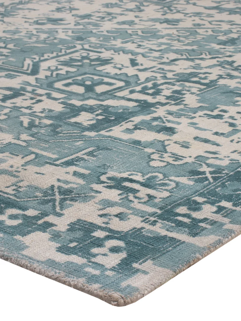 Viskose Teppich 230x300cm - türkis