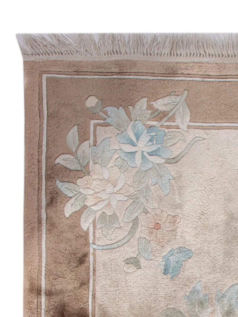 China Seide Teppich 60x90cm - Orientteppich - beige
