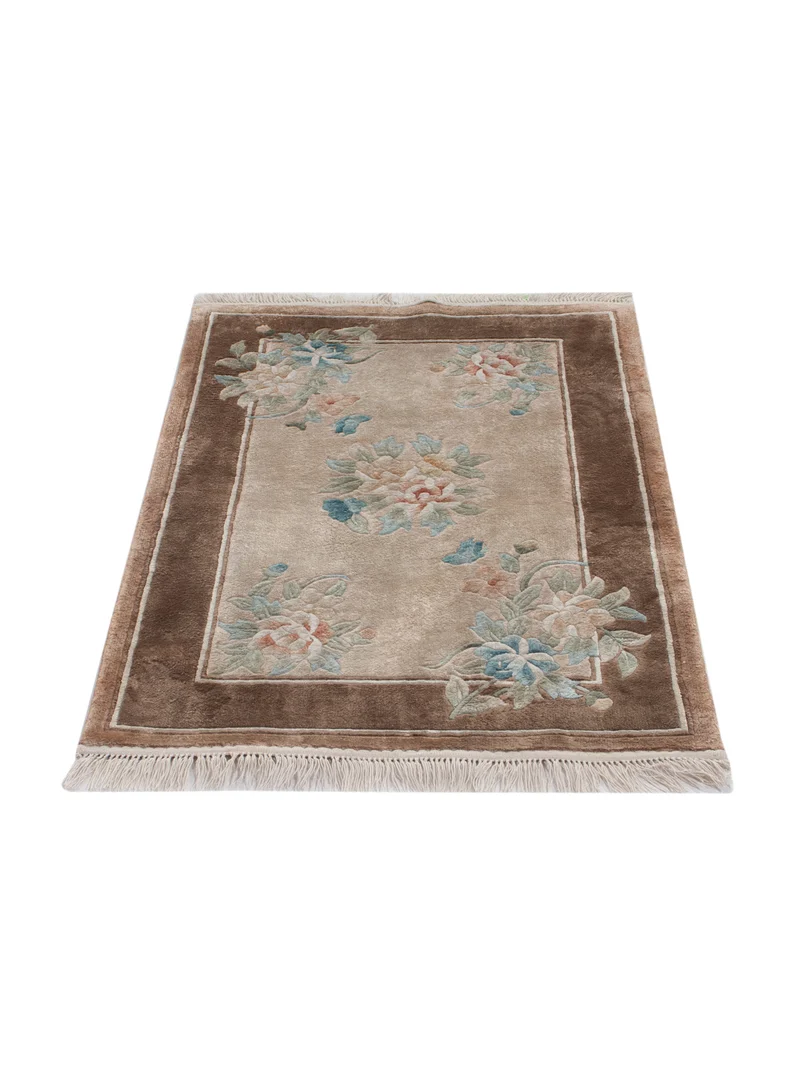 China Seide Teppich 60x90cm - Orientteppich - beige