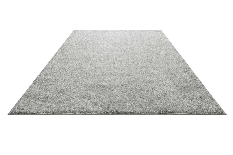 Teppich Hellgrau Hochflor "Gino" Homie Living