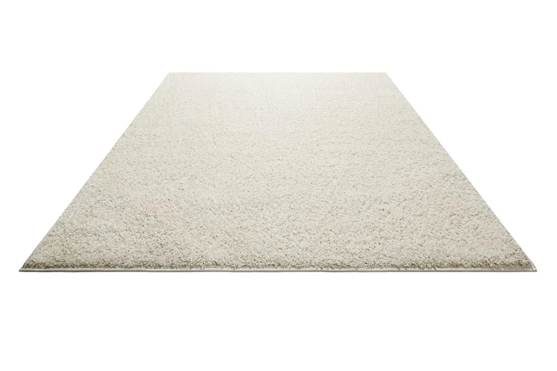 Teppich Creme Weiß Hochflor "Gino" Homie Living