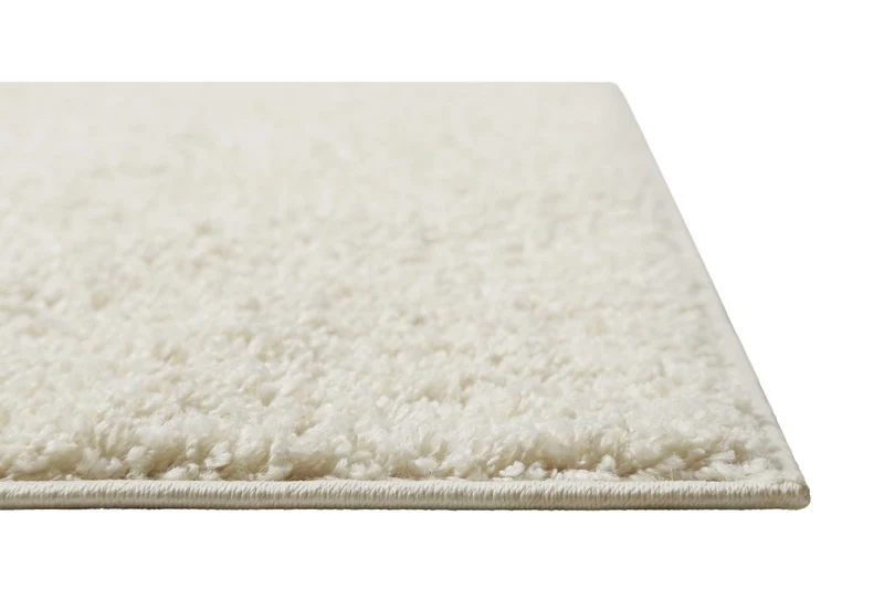 Teppich Creme Weiß Hochflor "Gino" Homie Living