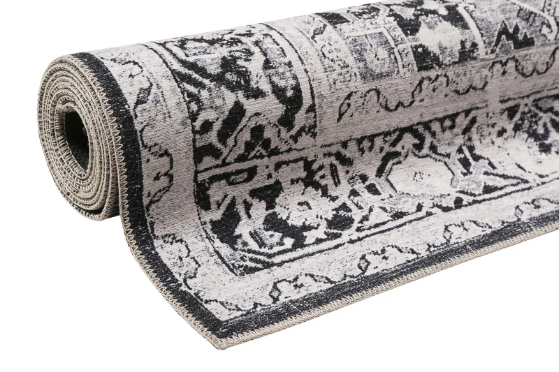 Vintage Teppich Grau Kurzflor "Seelace" WECONhome