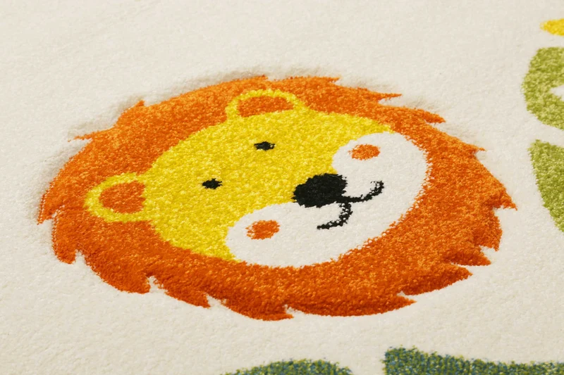 Esprit Kinderteppich Beige Grün "E-Safari"