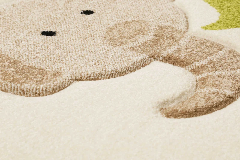 Esprit Kinderteppich Beige Grün "E-Safari"
