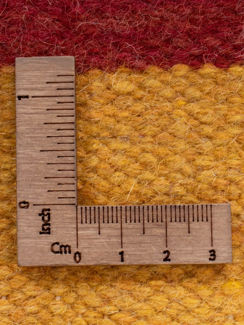 Kelim Modern Teppich 170x240cm - senfgelb