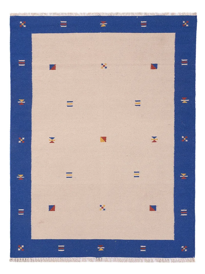 Kelim Modern Teppich 170x240cm - beige