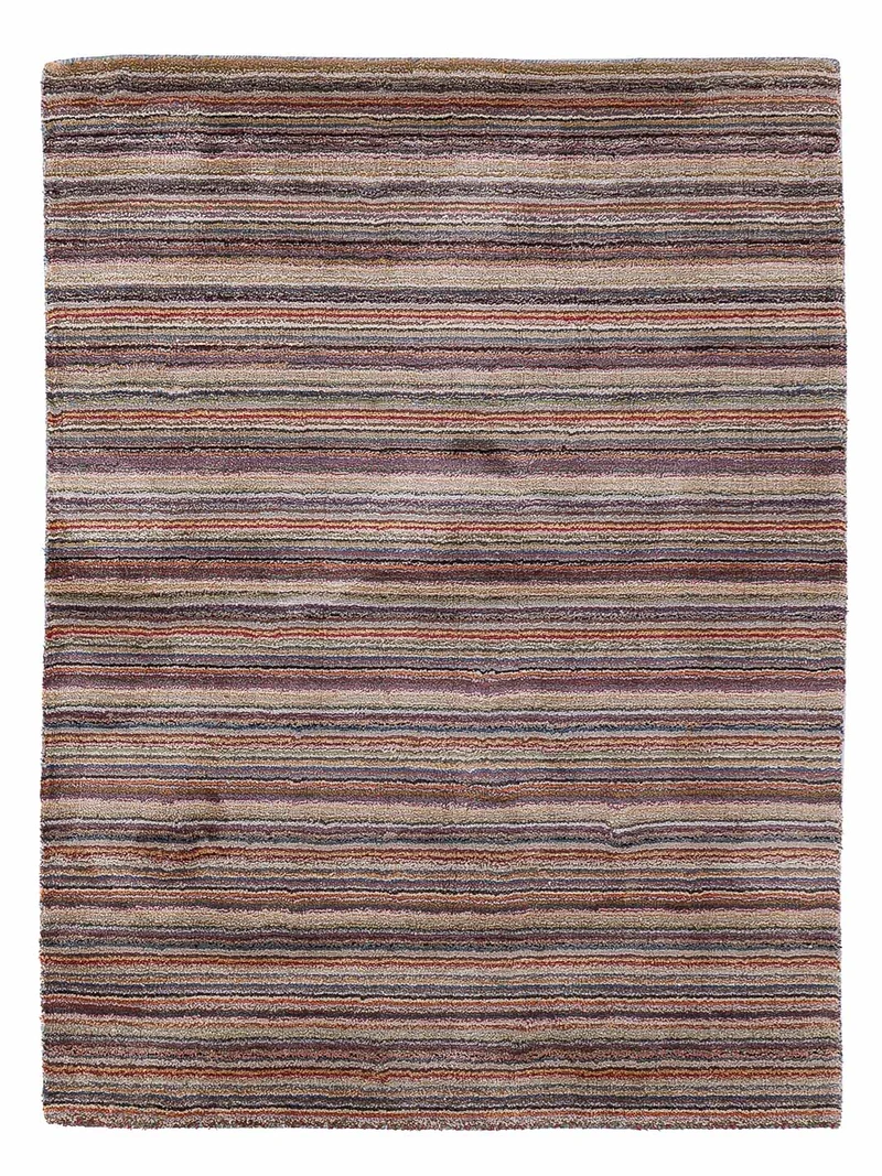 Loribaft Loom Teppich 90x150cm - Wollteppich - mehrfarbig