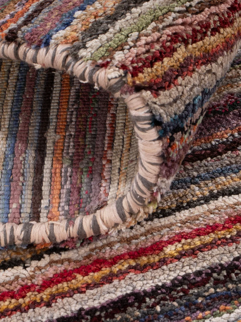 Loribaft Loom Teppich 90x150cm - Wollteppich - mehrfarbig