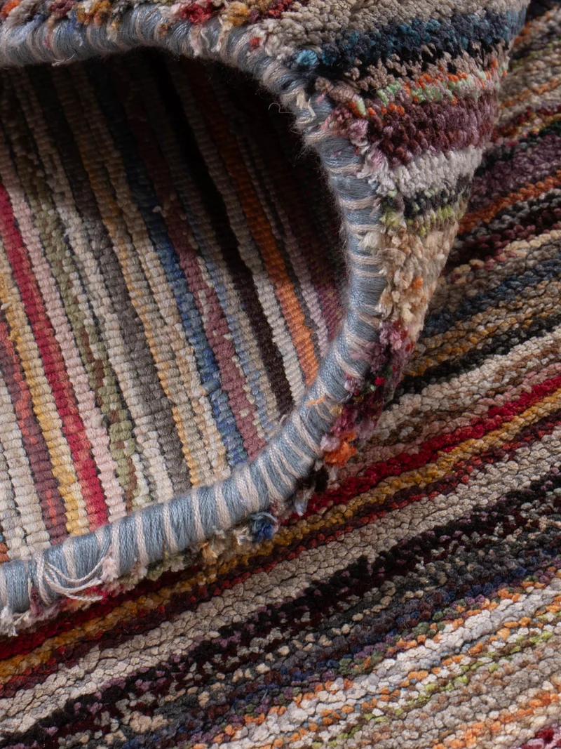 Loribaft Loom Teppich 90x150cm - Wollteppich - mehrfarbig