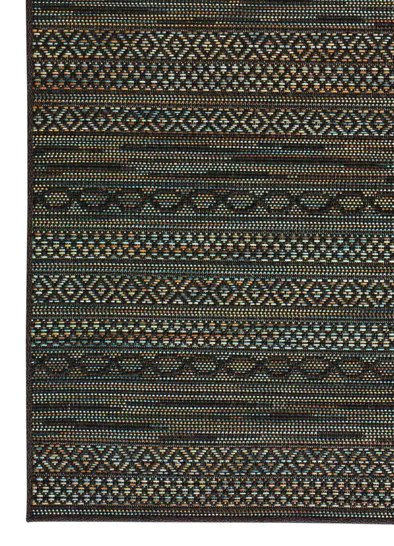 Alfombra a medida de exterior Rainbow 8217 Negro