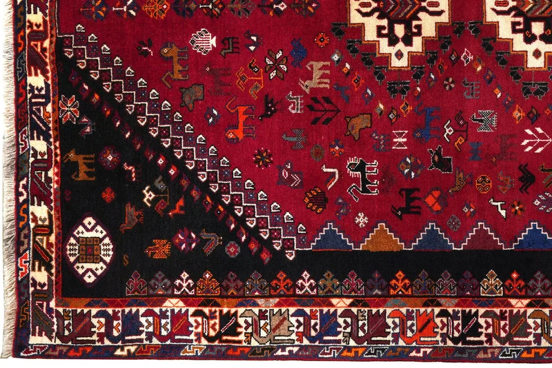 Gashgai · Handgeknüpft – Rot, 266x168 cm
