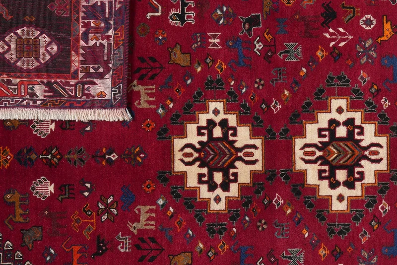Gashgai · Handgeknüpft – Rot, 266x168 cm