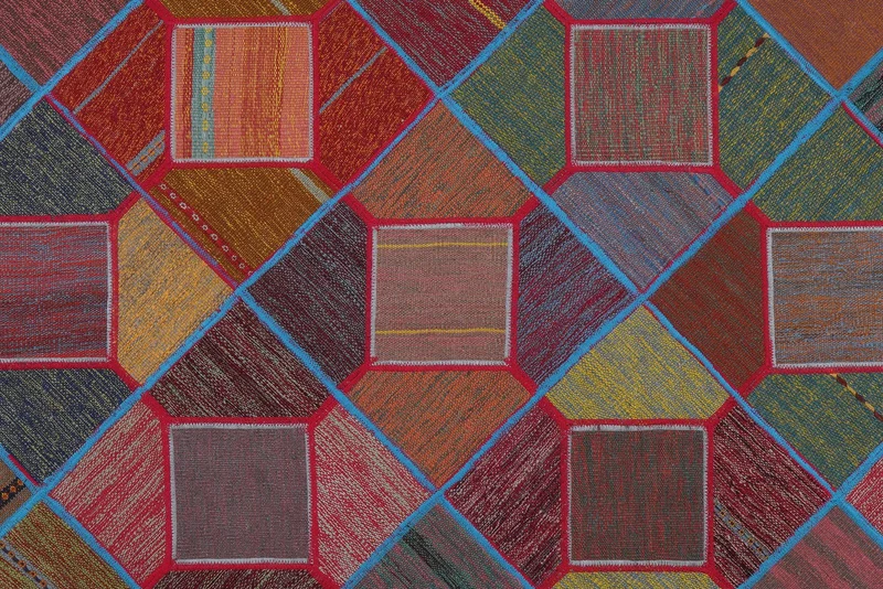 Kelim Tekkeh · Handgewebt – Bunt, 241x169 cm