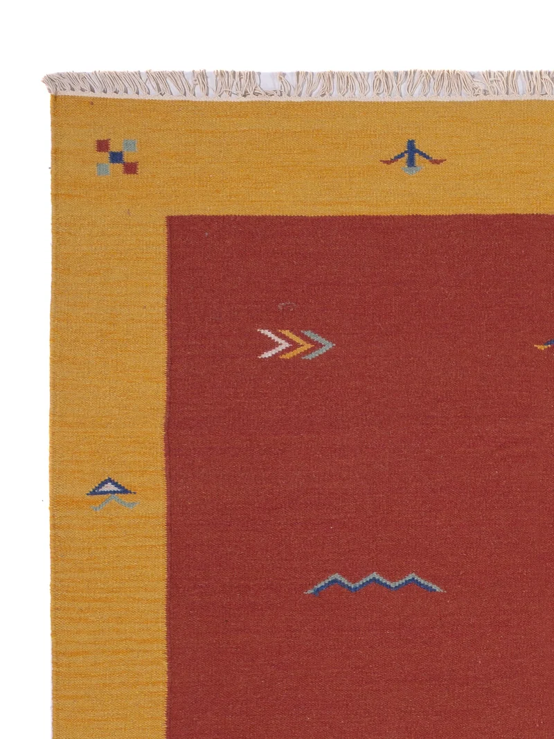 Kelim Modern Teppich 170x240cm - rot